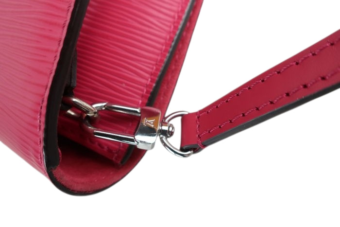 Louis Vuitton Louise Epi Flap Bag Pink Compact Evening bag