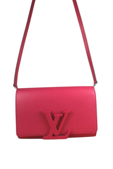 Louis Vuitton Louise Epi Flap Bag Pink Compact Evening bag