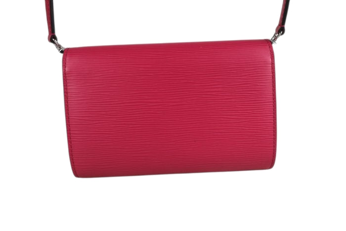 Louis Vuitton Louise Epi Flap Bag Pink Compact Evening bag