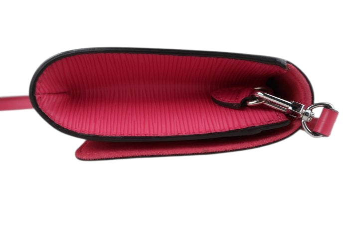 Louis Vuitton Louise Epi Flap Bag Pink Compact Evening bag