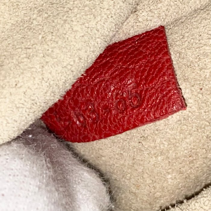 Sac bandoulière Chloé Drew en cuir rouge