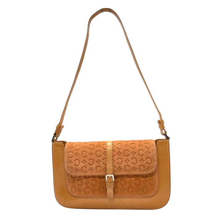 Sac bandoulière en cuir suédé Macadam de Céline