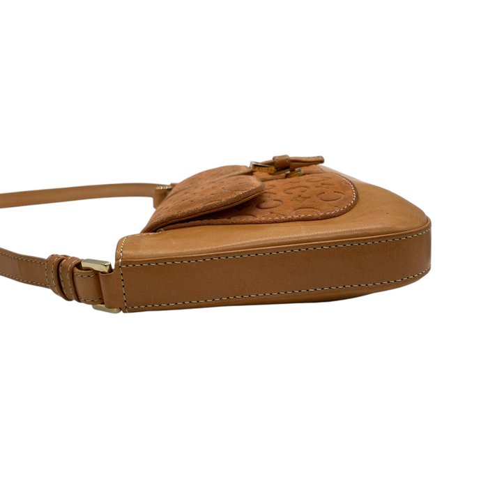 Sac bandoulière en cuir suédé Macadam de Céline