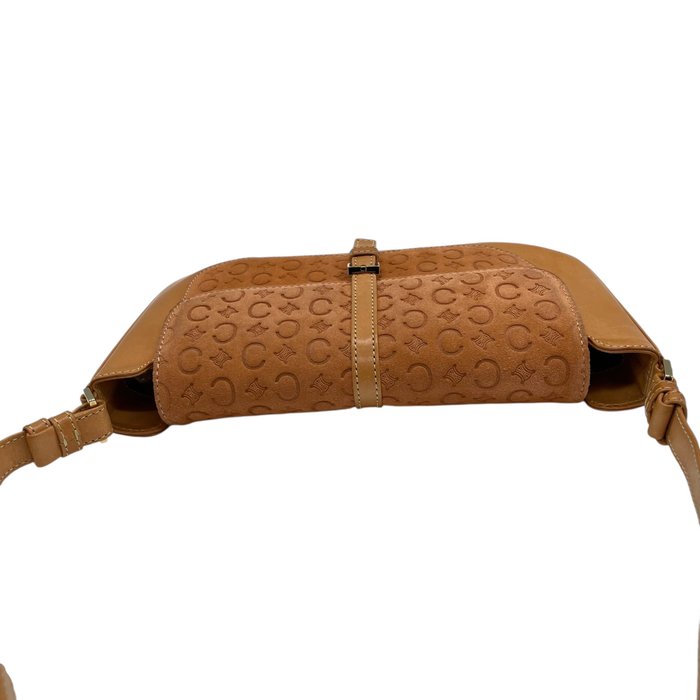 Sac bandoulière en cuir suédé Macadam de Céline