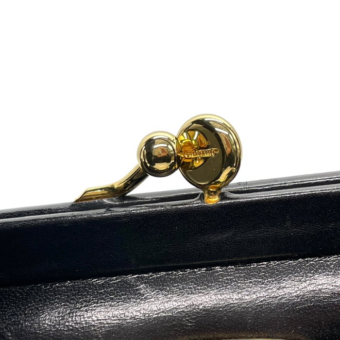 Ferragamo Vera Bow Top Handle Evening Bag with Crossbody strap