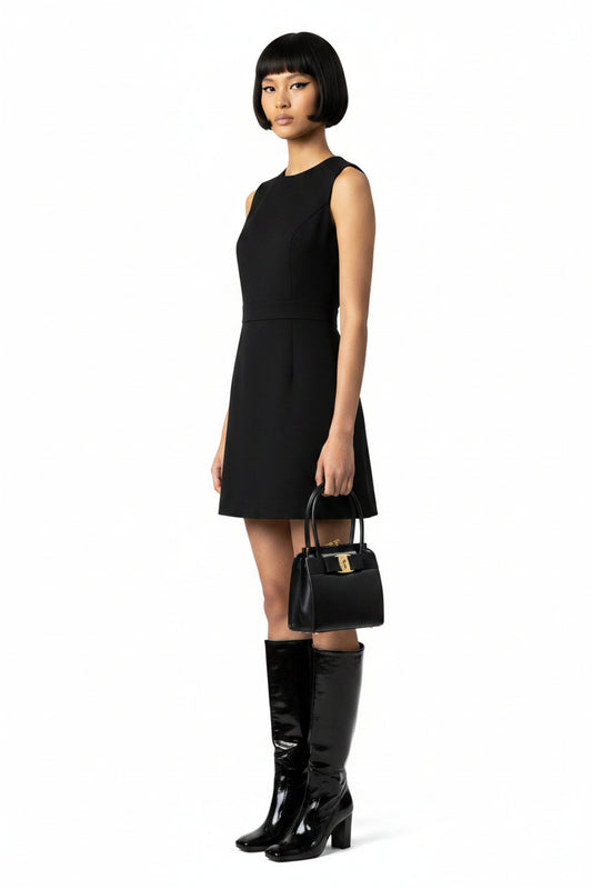 Salvatore Ferragamo Vera Bow Top Handle Evening Bag with Crossbody strap