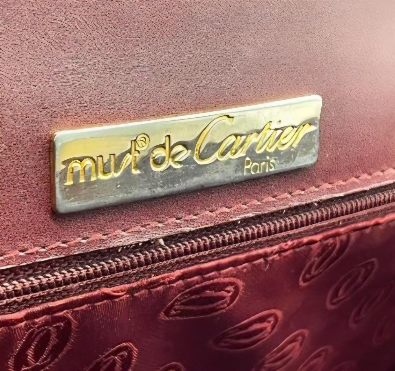 Cartier Must de Sac de Soirée à Poignée Supérieure