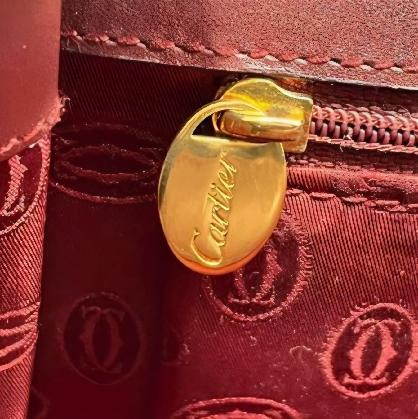 Cartier Must de Sac de Soirée à Poignée Supérieure