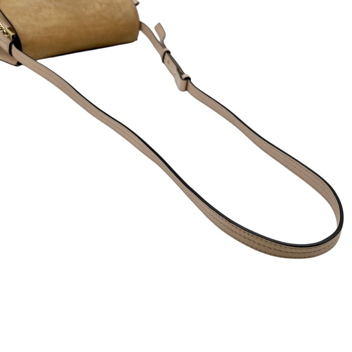 Chloe Faye Pink Suede Leather Gold Chain Crossbody bag