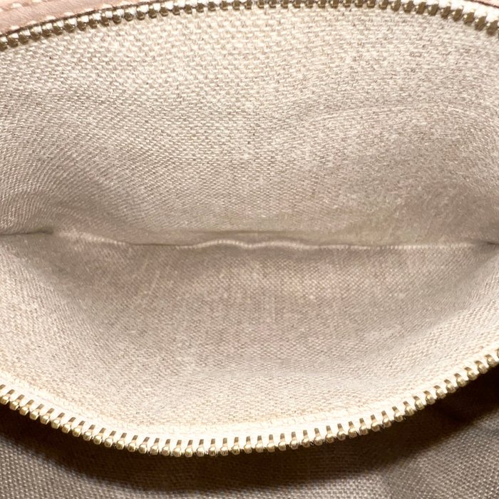 Sac à main Gucci Horsebit Flora en toile beige
