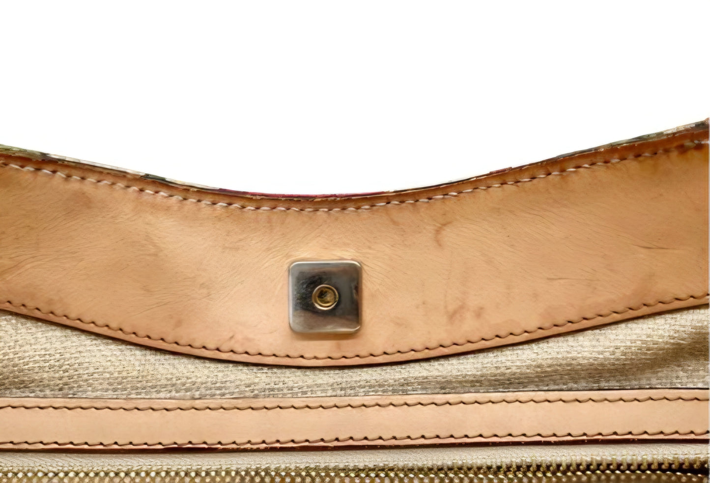 Sac à main Gucci Horsebit Flora en toile beige