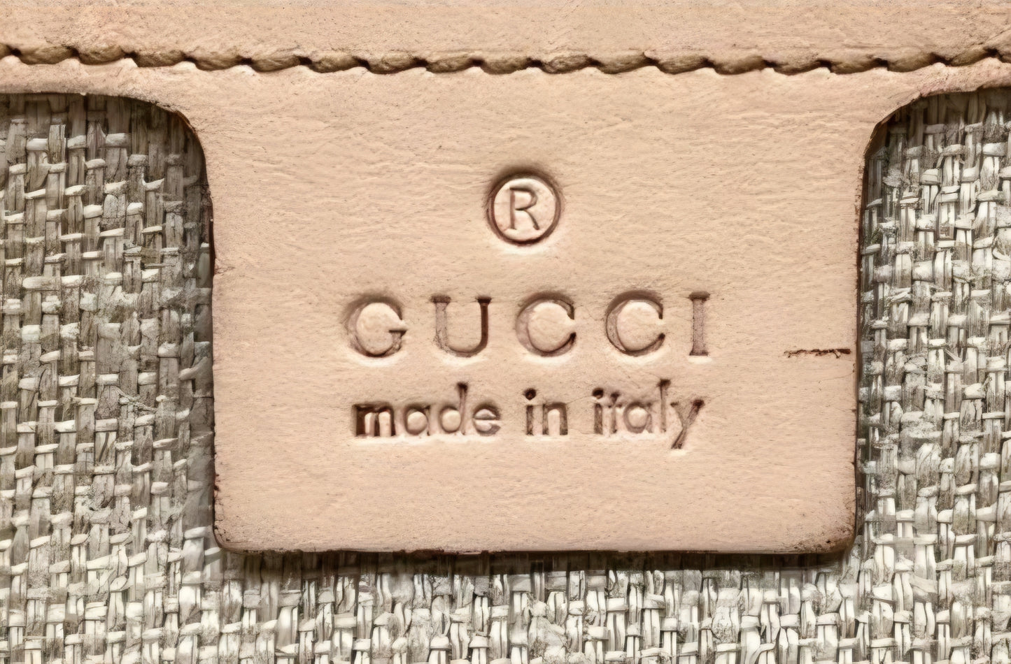 Sac à main Gucci Horsebit Flora en toile beige