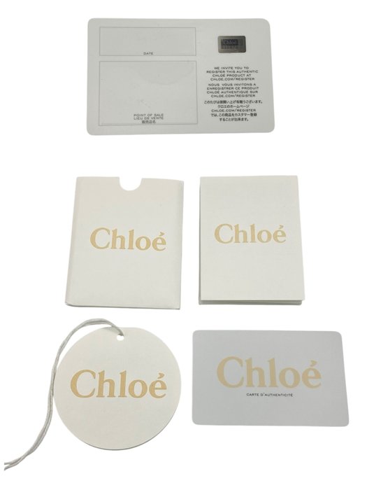 Chloe Leather Pouch / Clutch Bag