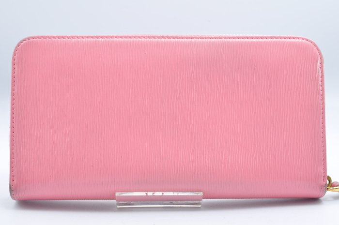 Prada Zip Around Pink Long Wallet