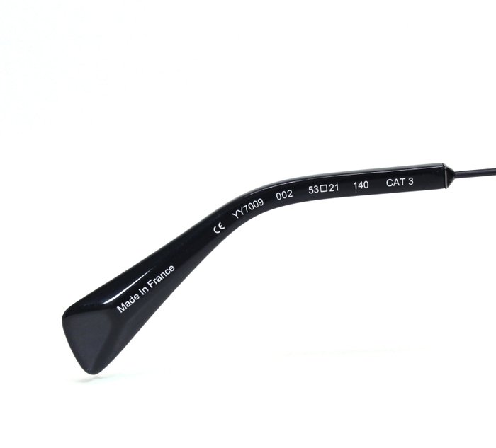 Yohji Yamamoto YY7009 Black Grey Mirrored Sunglasses