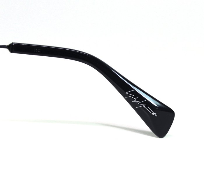 Yohji Yamamoto YY7009 Black Grey Mirrored Sunglasses