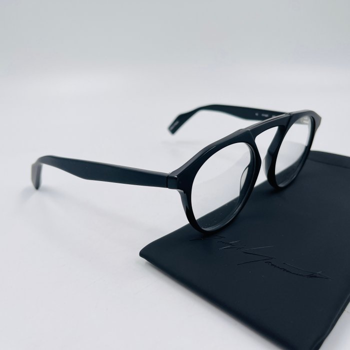 Yohji Yamamoto YY Sunglasses Black Clear lens