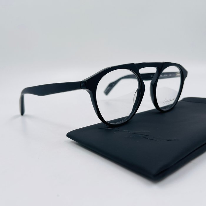 Yohji Yamamoto YY Sunglasses Black Clear lens