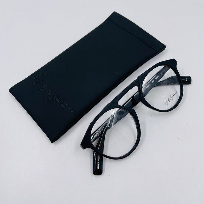 Yohji Yamamoto YY Sunglasses Black Clear lens