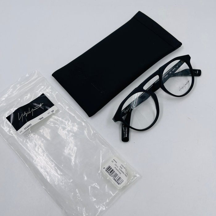 Yohji Yamamoto YY Sunglasses Black Clear lens