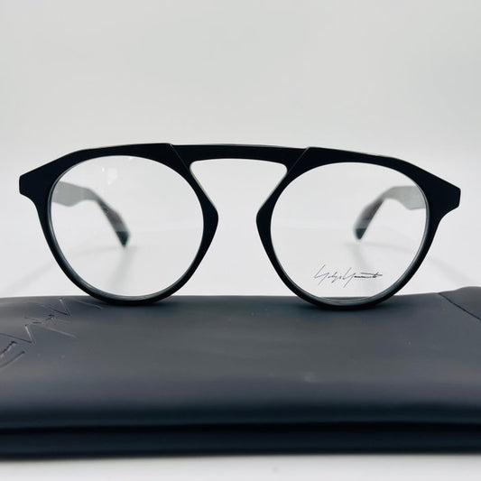 Lunettes de soleil Yohji Yamamoto YY, noires, verres clairs