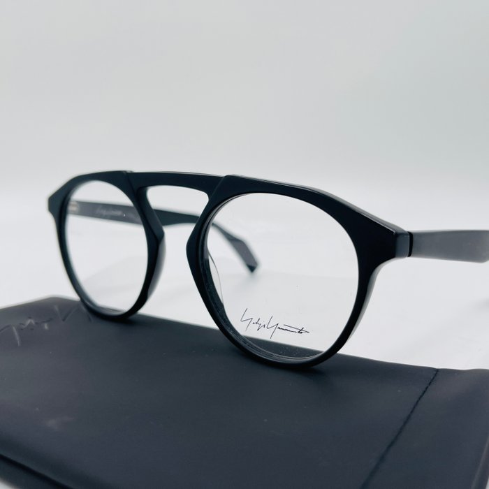 Yohji Yamamoto YY Sunglasses Black Clear lens