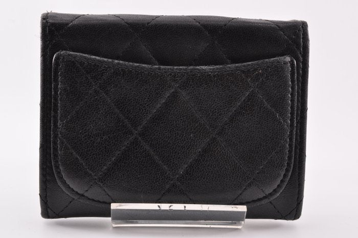Chanel Leather Compact Bi Fold classic Wallet