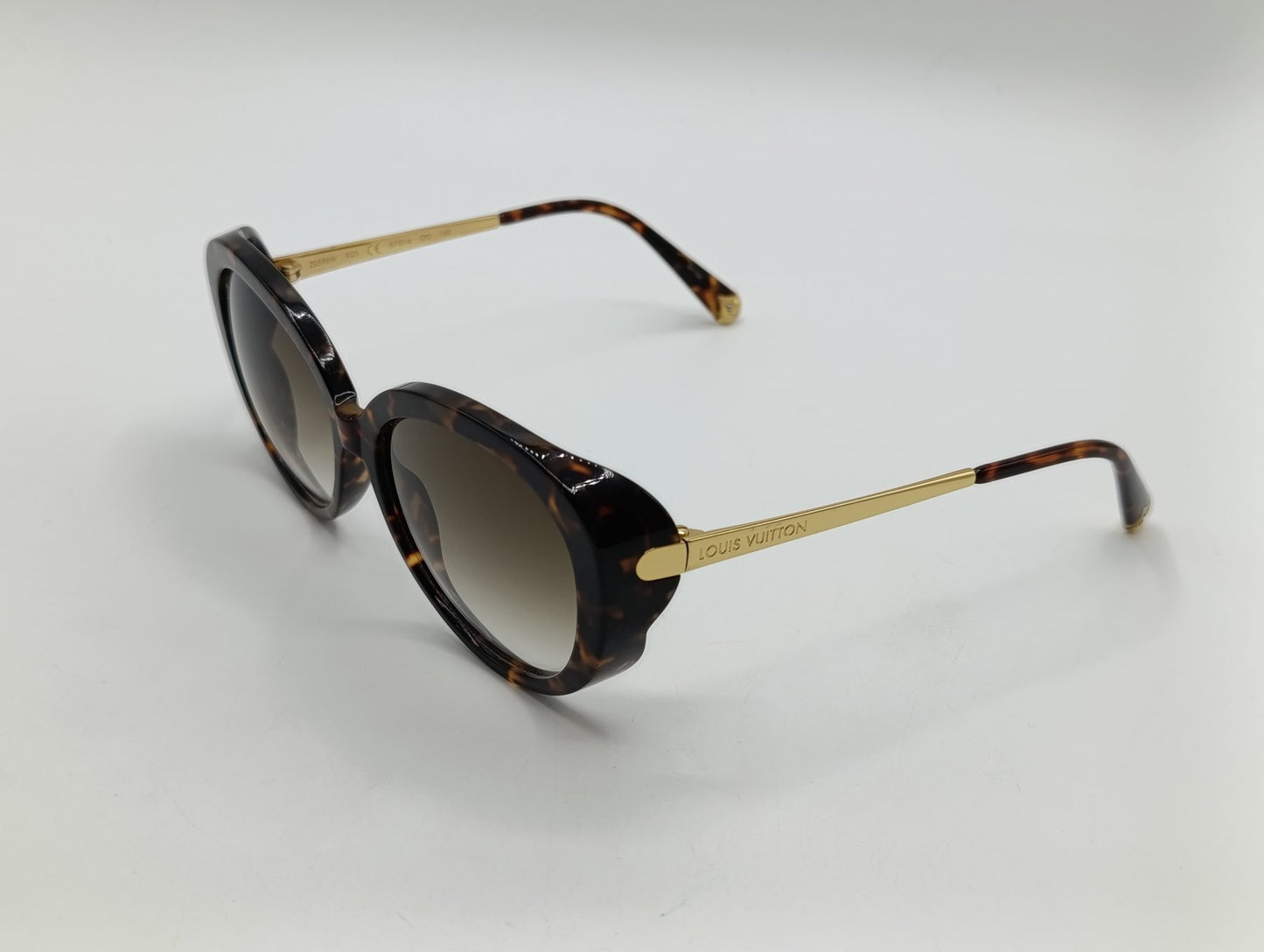 Louis Vuitton Z0596W Lunettes de soleil œil-de-chat écaille de tortue de créateur