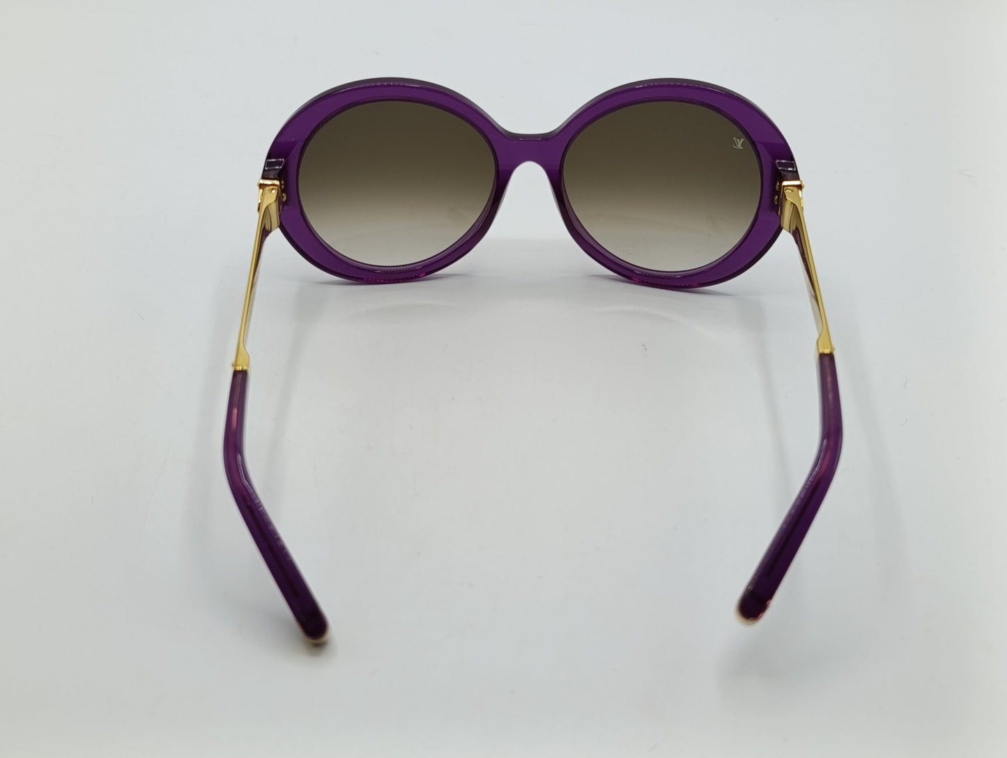 Louis Vuitton Z0560W Sunglasses Purple Glitter Oversized Designer Shades