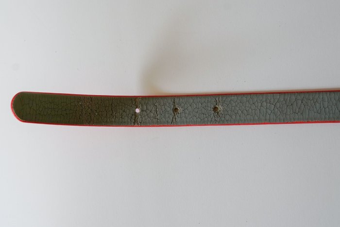 Christian Dior Rhinestone Buckle Belt Size 70 Slim Designer Belt