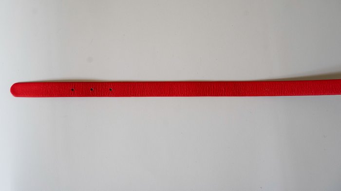Christian Dior Rhinestone Buckle Belt Size 70 Slim Designer Belt