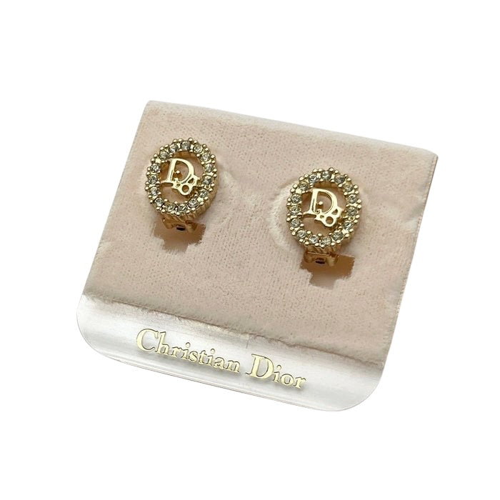 Christian Dior Gold-Tone Earrings – Vintage Designer Jewellery