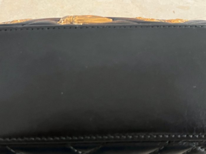 Gucci GG Marmont Animal Studs Black Leather Crossbody Bag