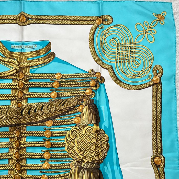 Hermès Carré 90 Brandenbourgs Silk Scarf