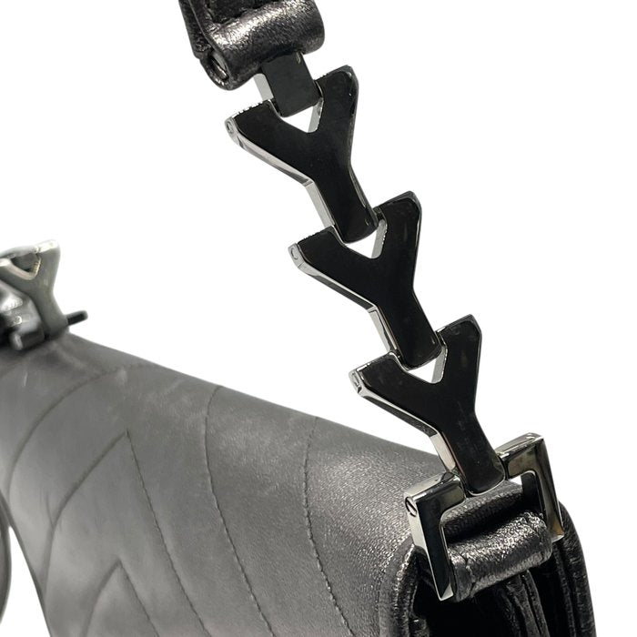 Sac porté épaule Yves Saint Laurent métallisé
