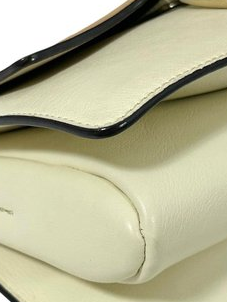 Chloé Faye Shoulder Bag – Beige Leather and Gold-Tone Hardware