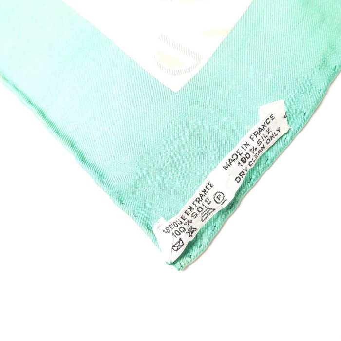 Hermès Carré 90 Silk Scarf Sextants Nautical Compass
