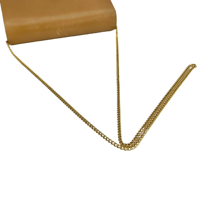 Christian Dior Brown Leather Shoulder Bag – Gold-Tone Hardware