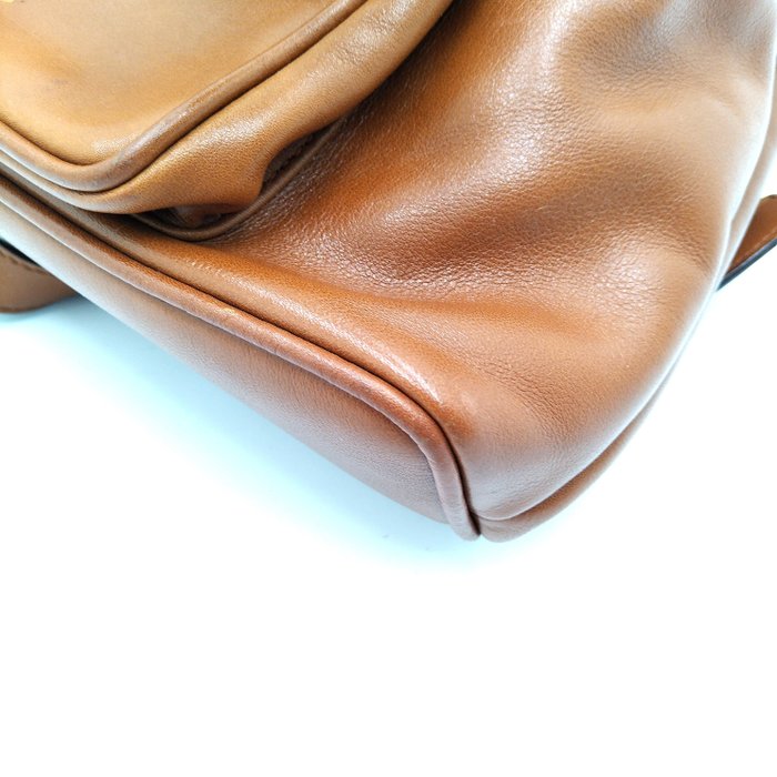 Gucci Bamboo Brown Leather Backpack