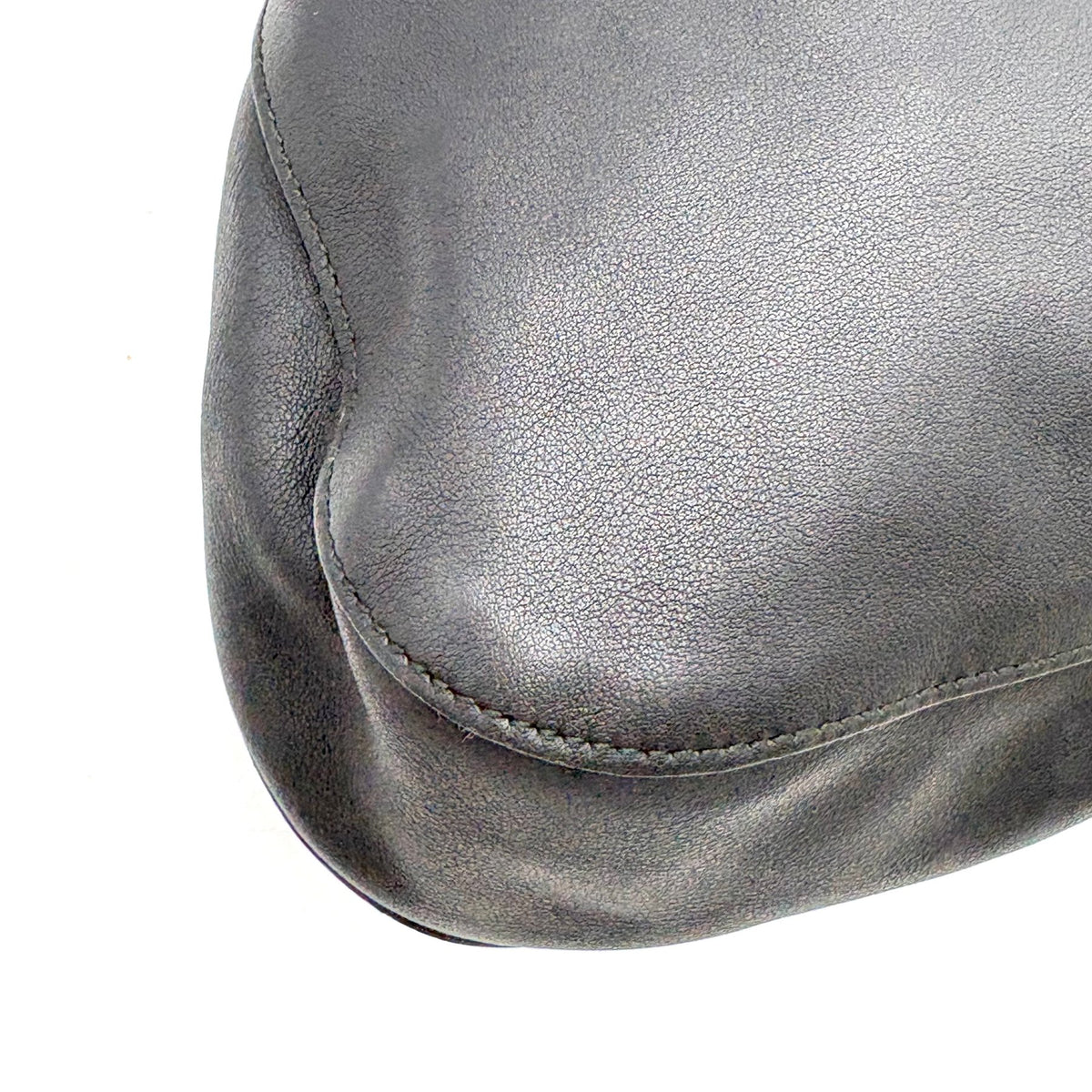 Gucci Tom Ford Era Black Leather Drawstring Shoulder Bag