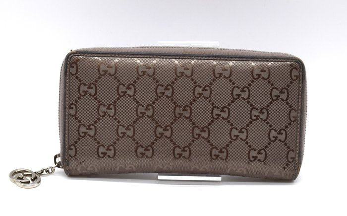 Gucci Long Bifold Wallet grey