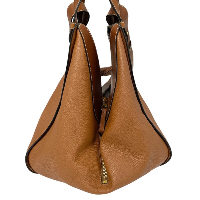 Loewe Hammock 2-Way Shoulder Bag – Brown Leather