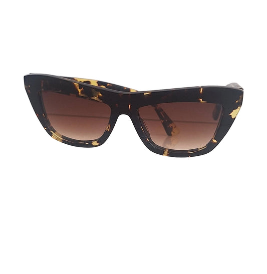 Bottega Veneta 802 Brown and Gold Sunglasses