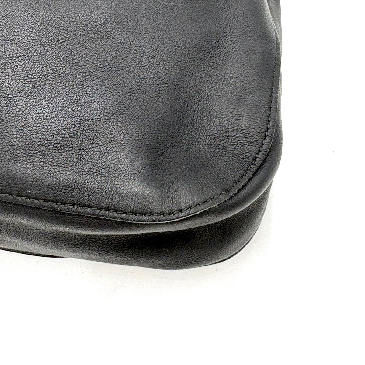 Gucci Tom Ford Era Black Leather Drawstring Shoulder Bag