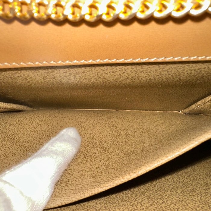 Christian Dior Brown Leather Shoulder Bag – Gold-Tone Hardware