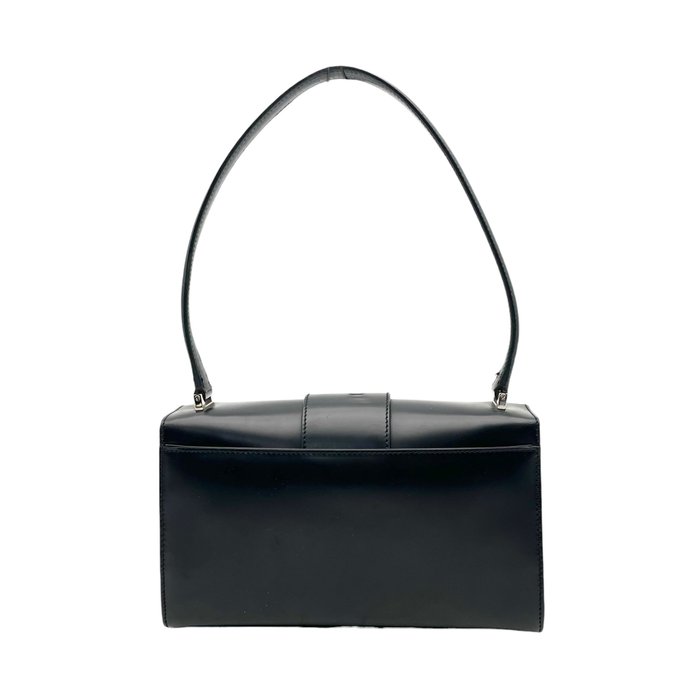 Salvatore Ferragamo Vara Bow Leather Mini Handbag in Black