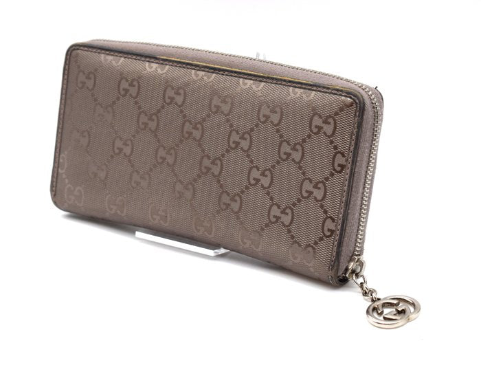 Gucci Long Bifold Wallet grey