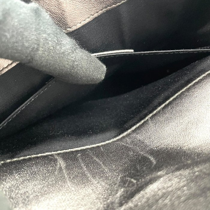 Sac porté épaule Yves Saint Laurent métallisé