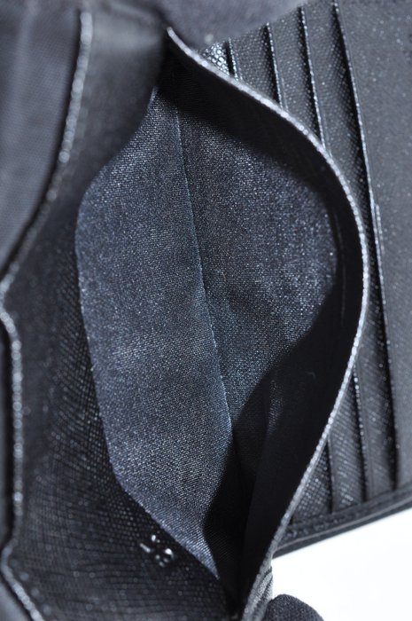Prada Black Nylon Bifold Wallet