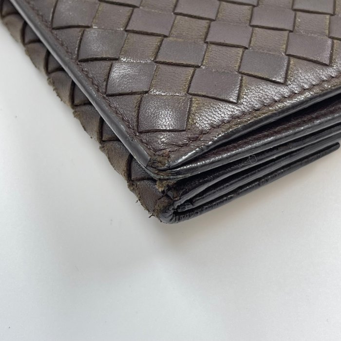 Bottega Veneta Intrecciato Continental Long Wallet –  Brown Leather